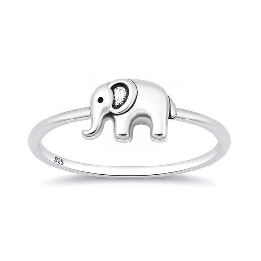 Silver Ring - Elephant