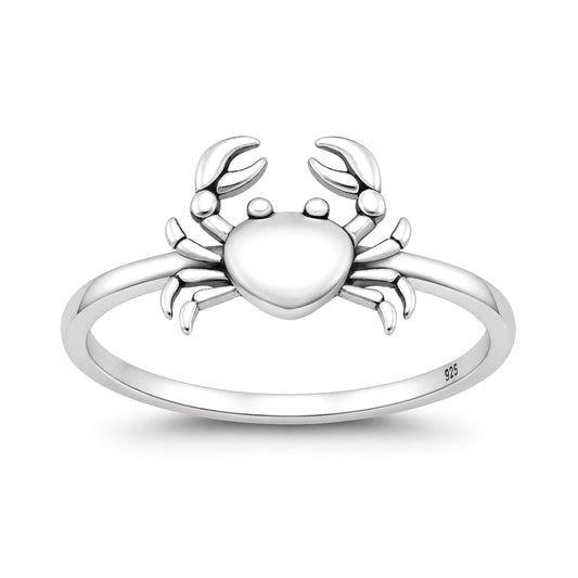 Silver Ring - Crab