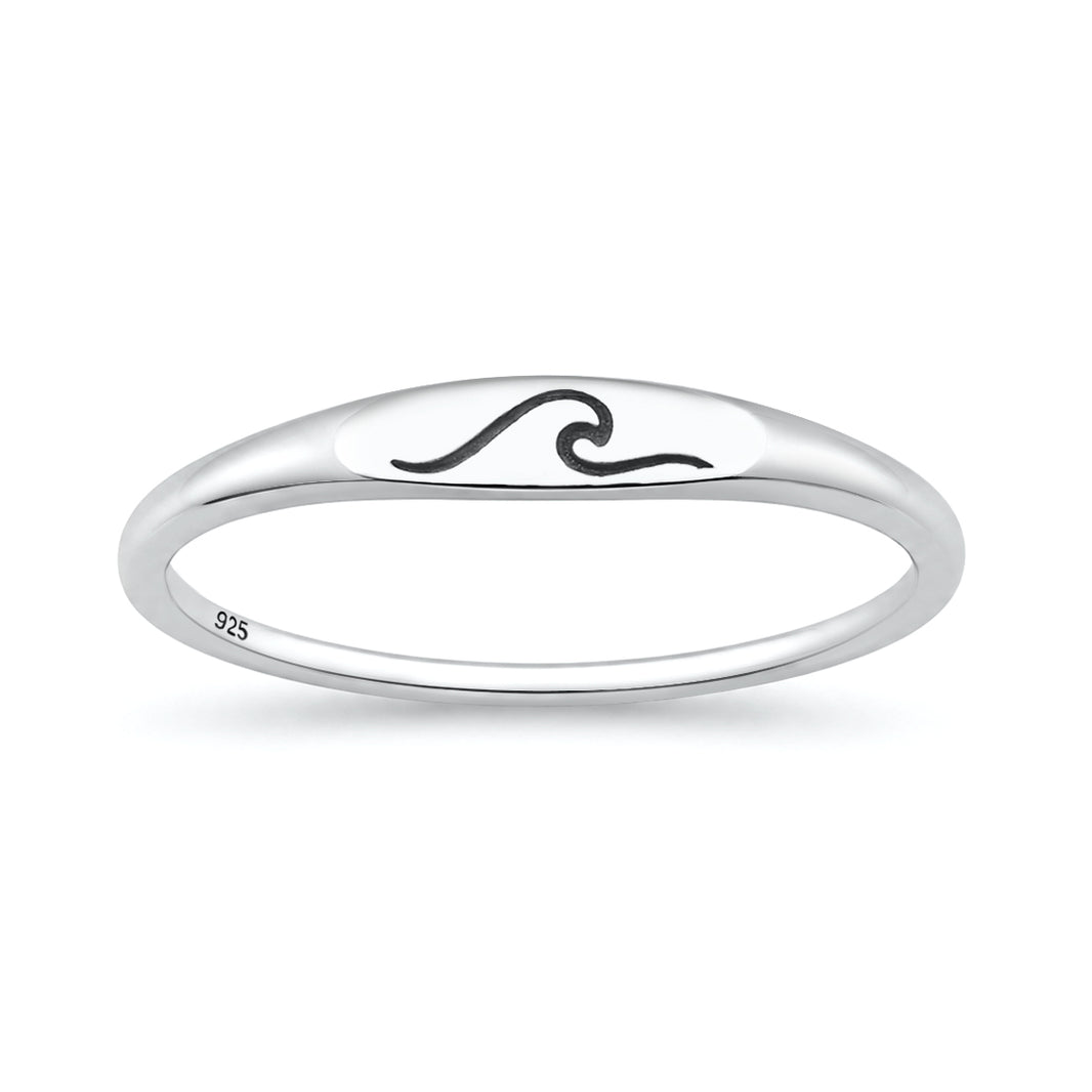 Silver Ring - Wave
