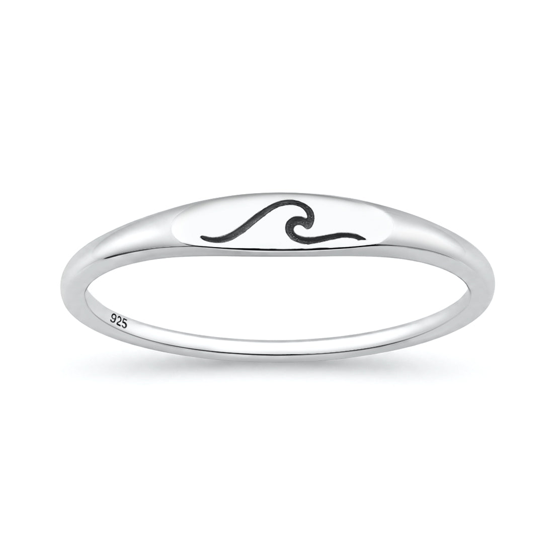Silver Ring - Wave