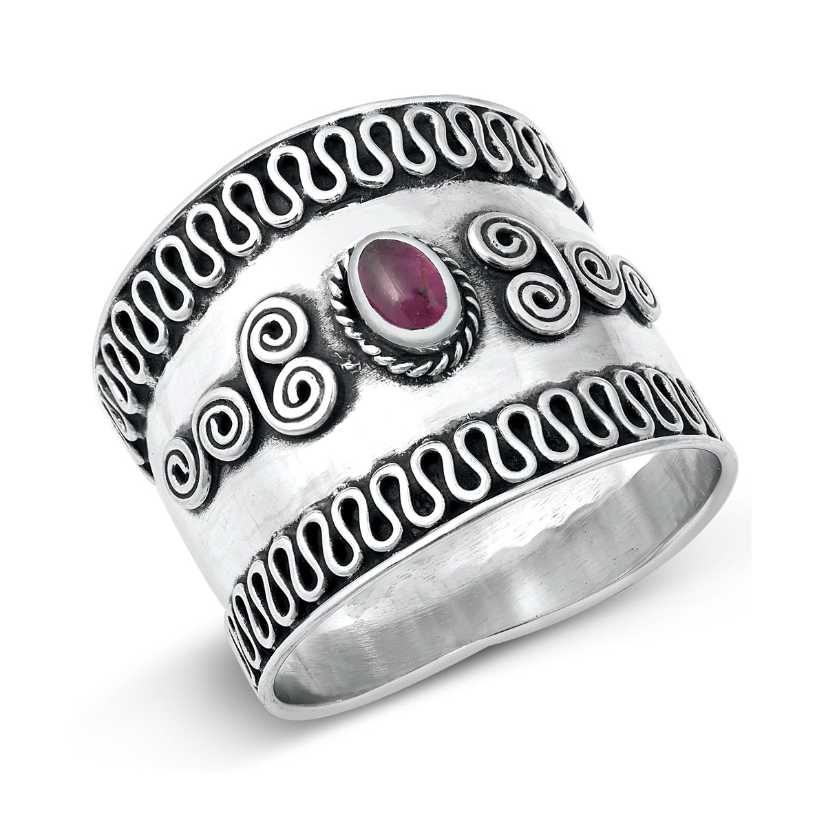 Silver Bali Ring