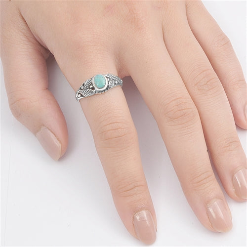 Silver Stone Ring