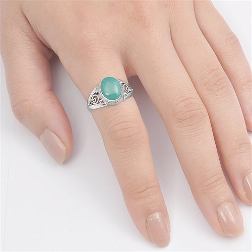 Silver Stone Ring