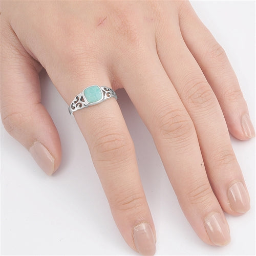 Silver Stone Ring
