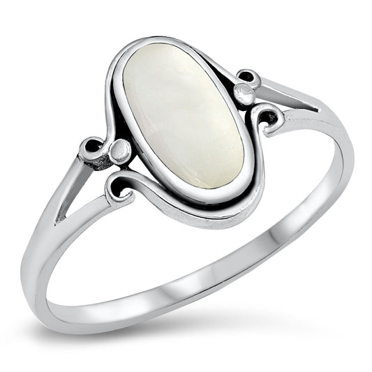 Silver Stone Ring