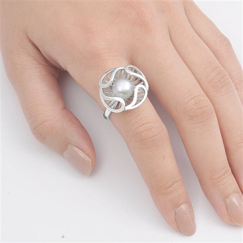 Silver Stone Ring