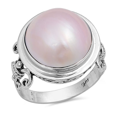 Silver Ring W/ Pearl