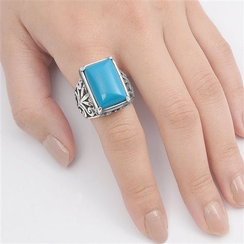 Silver Stone Ring