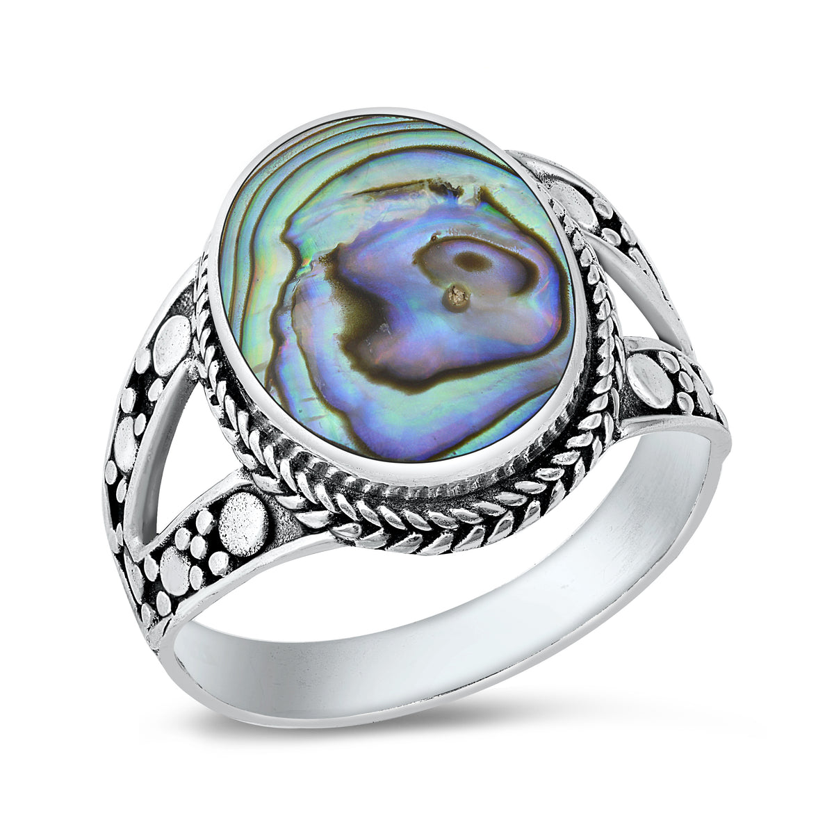 Silver Stone Ring - Bali
