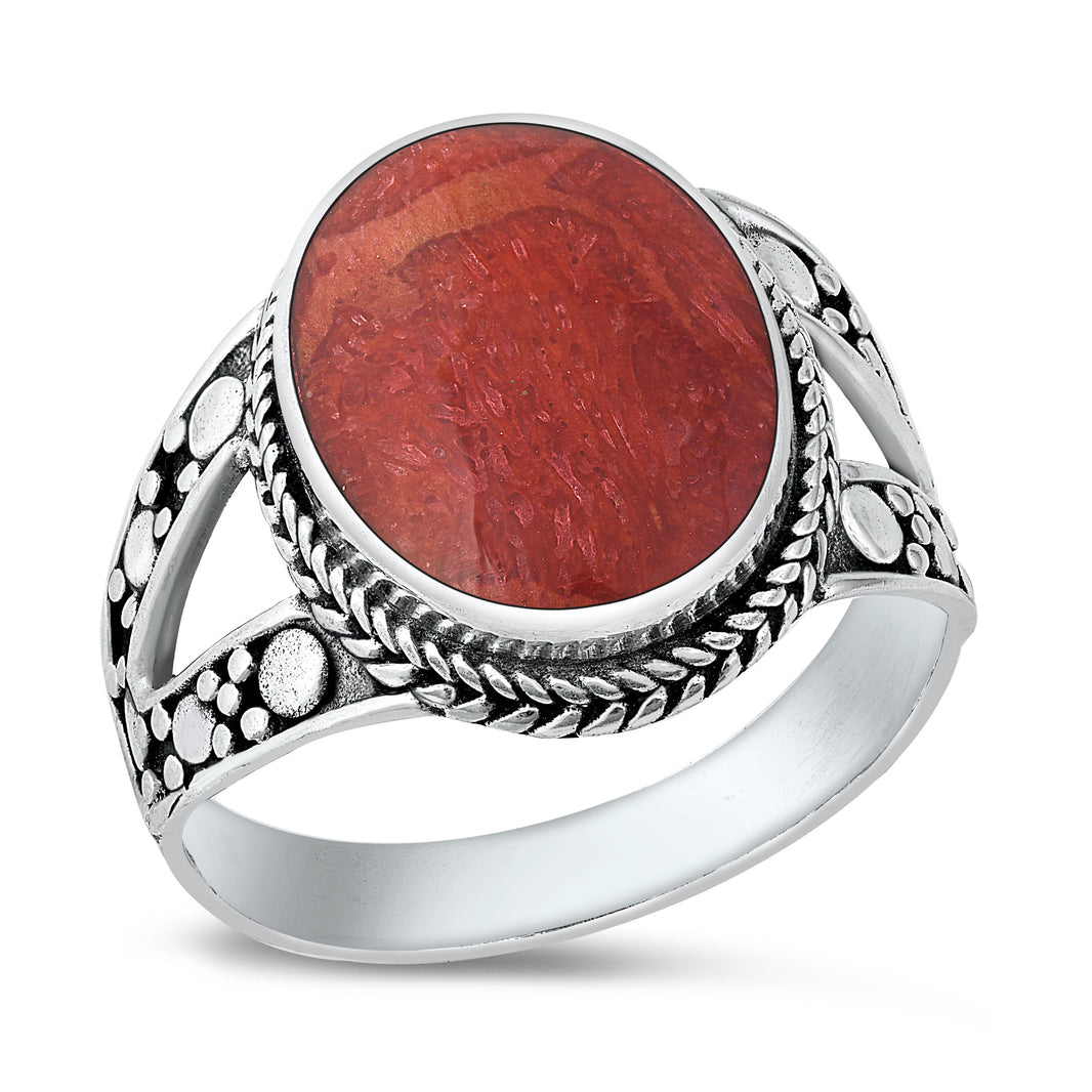 Silver Stone Ring - Bali