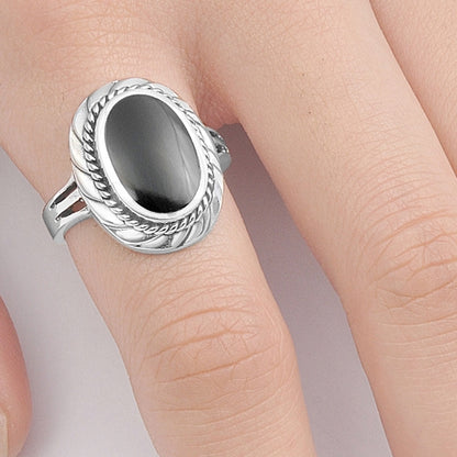 Silver Stone Ring