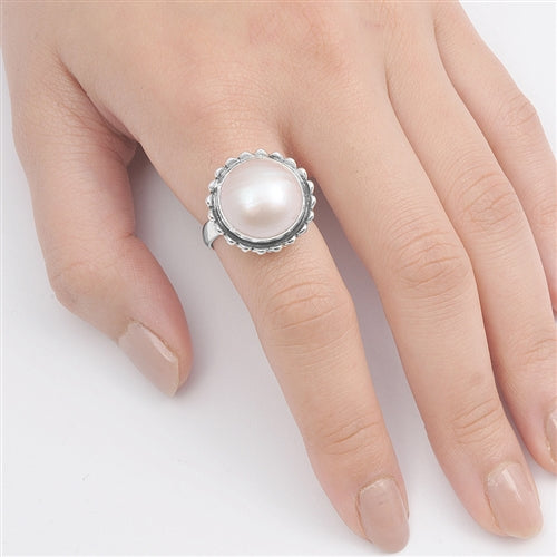 Silver Stone Ring