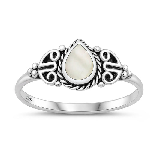 Silver Stone Ring