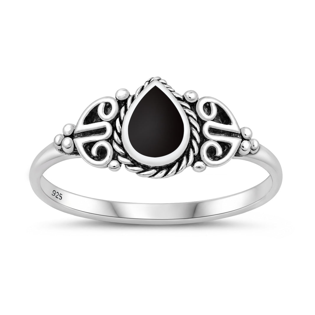 Silver Stone Ring
