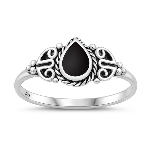 Silver Stone Ring