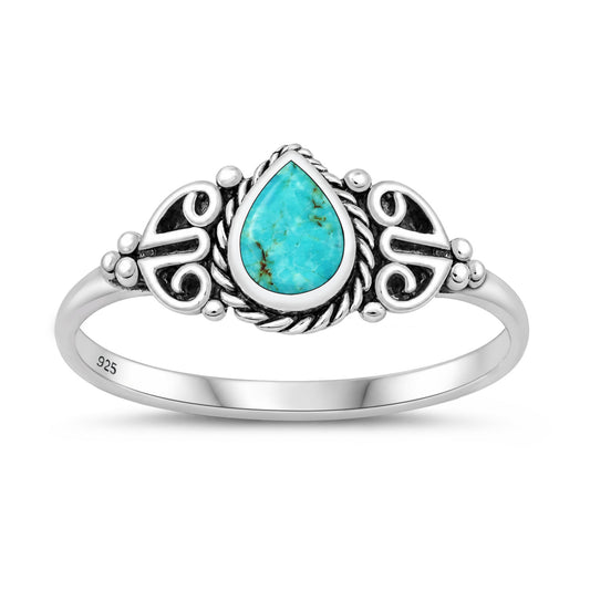 Silver Stone Ring