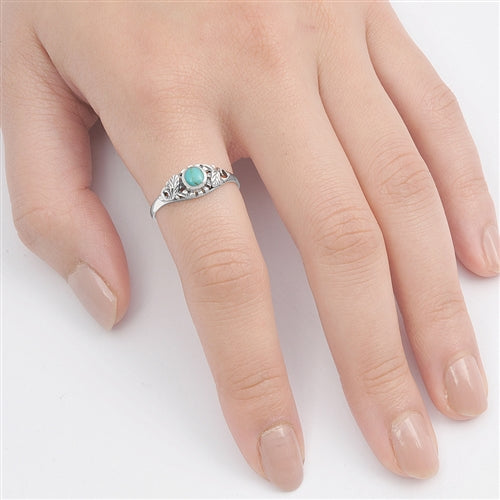 Silver Stone Ring