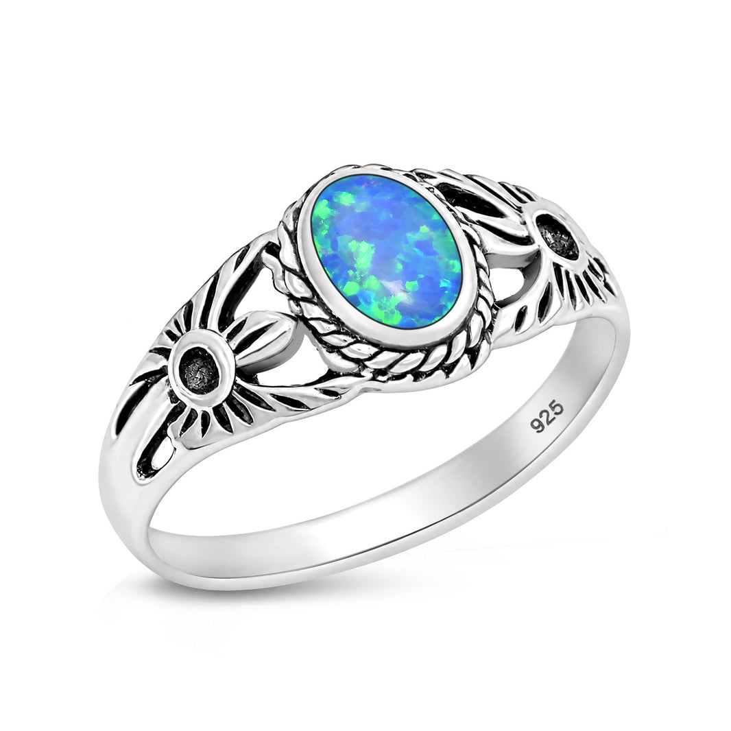 Silver Stone Ring