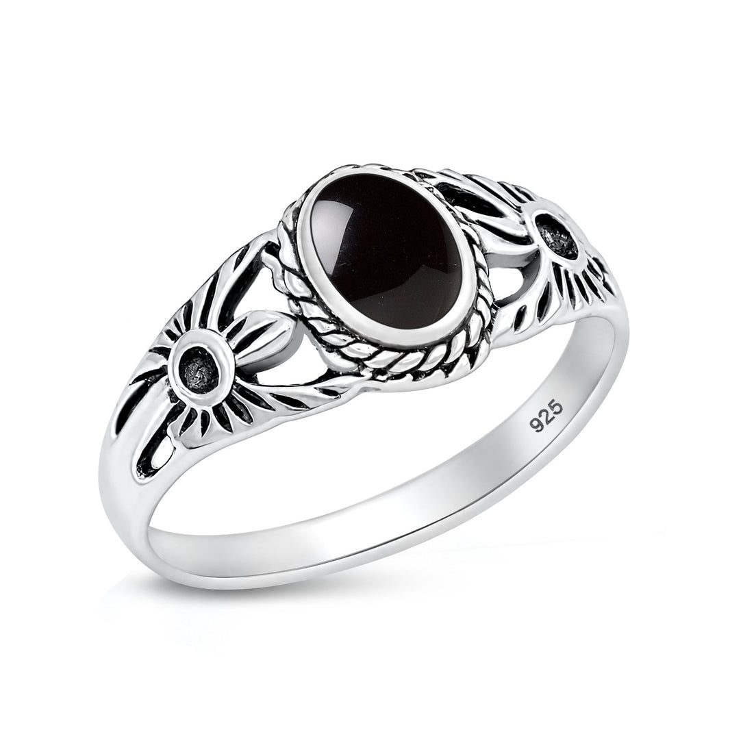 Silver Stone Ring
