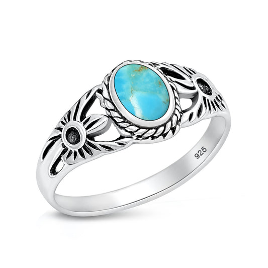 Silver Stone Ring