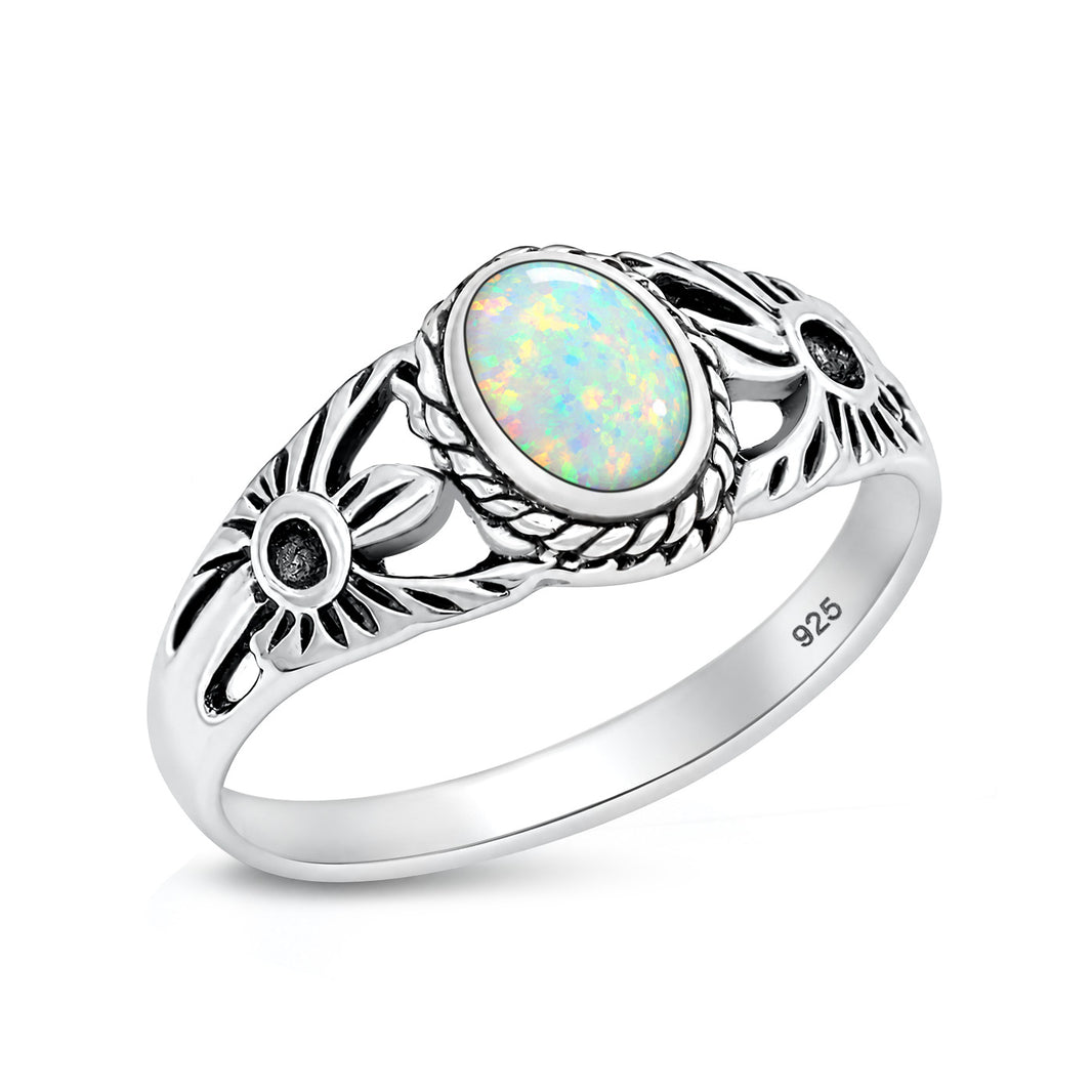 Silver Stone Ring