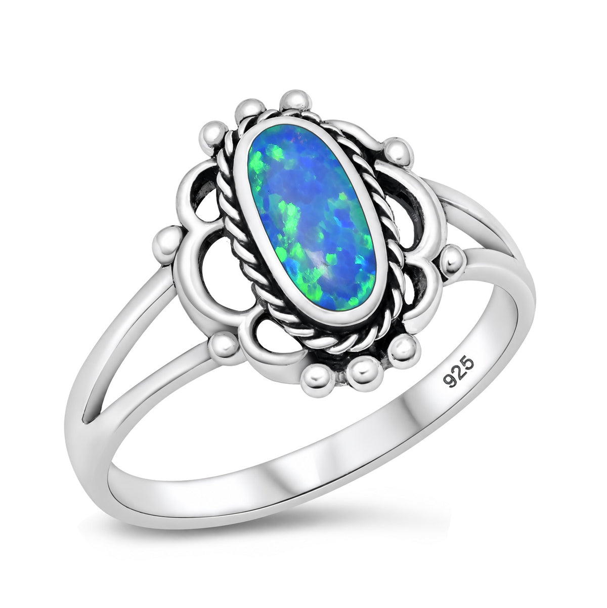 Silver Stone Ring