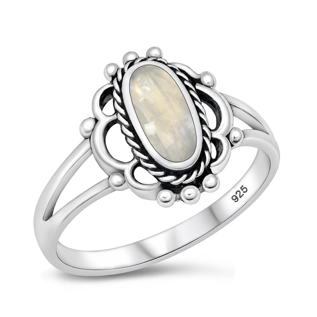 Silver Stone Ring