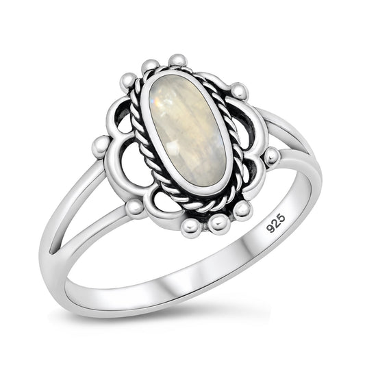 Silver Stone Ring
