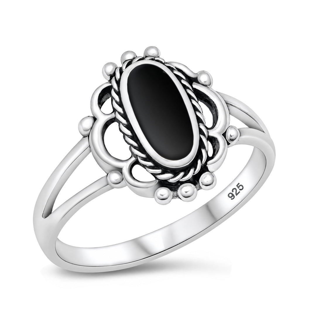 Silver Stone Ring