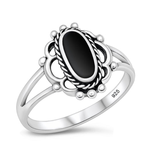 Silver Stone Ring
