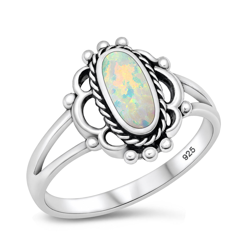 Silver Stone Ring
