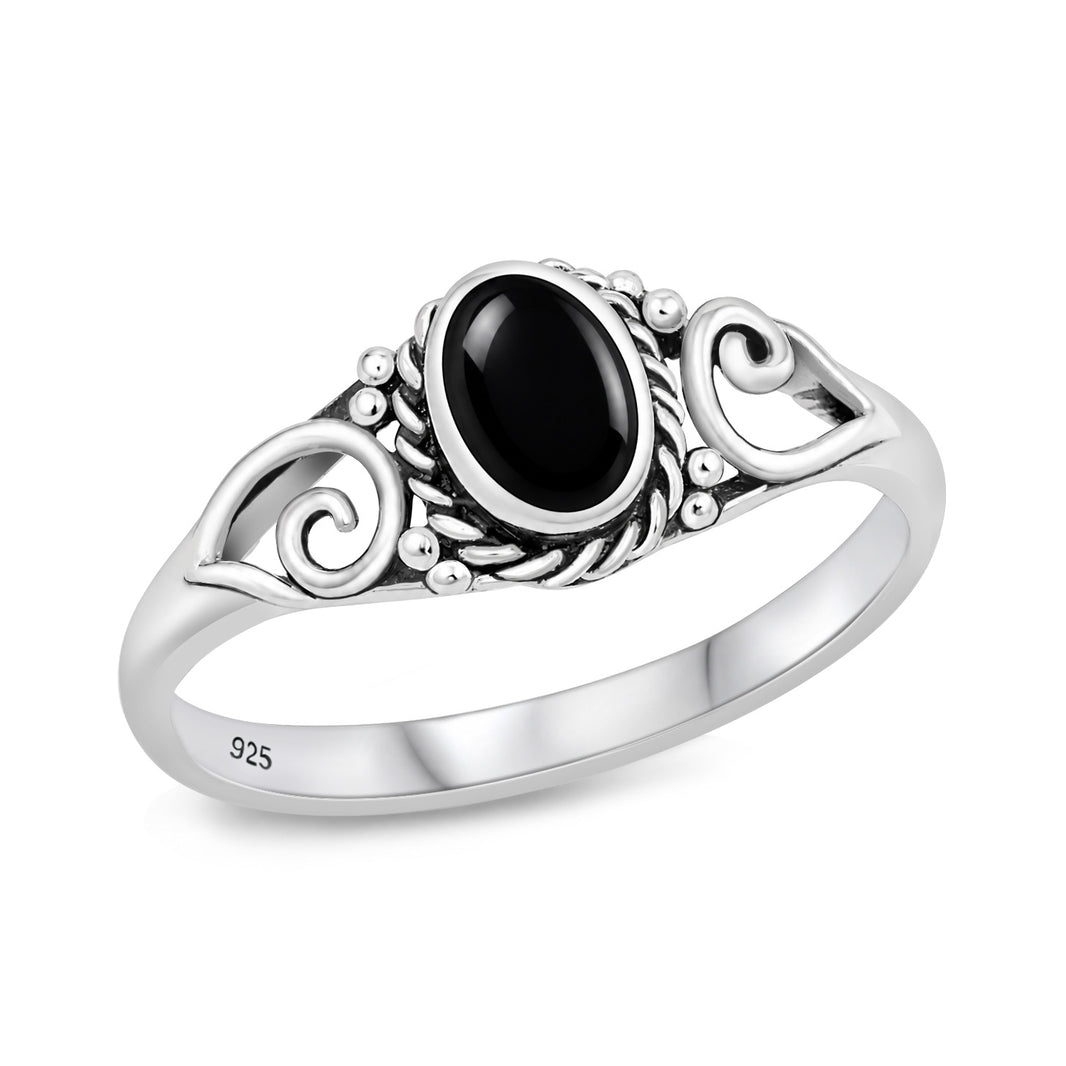 Silver Stone Ring