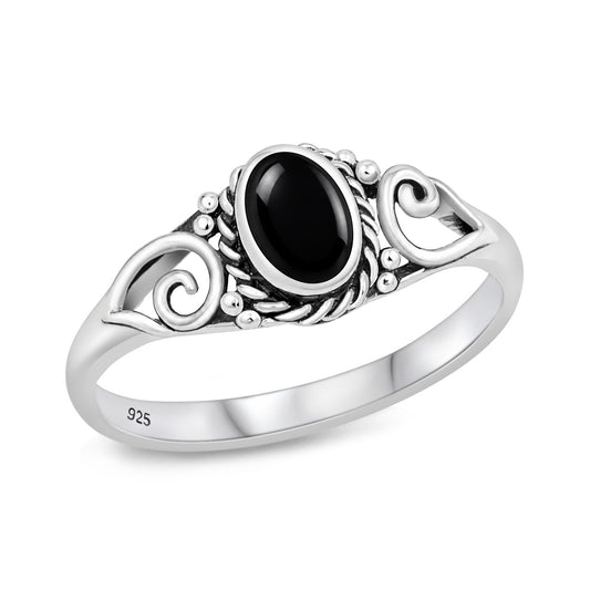 Silver Stone Ring