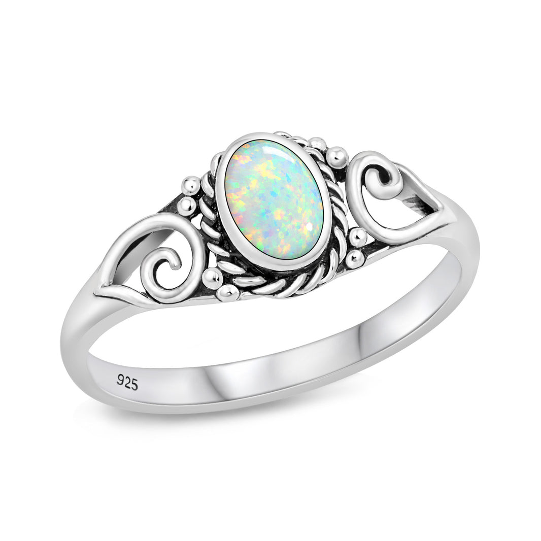 Silver Stone Ring
