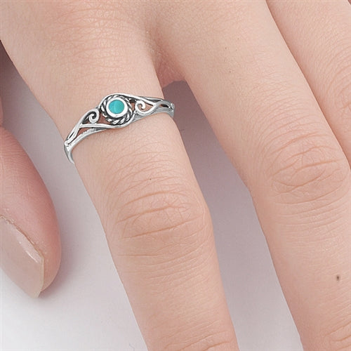 Silver Stone Ring