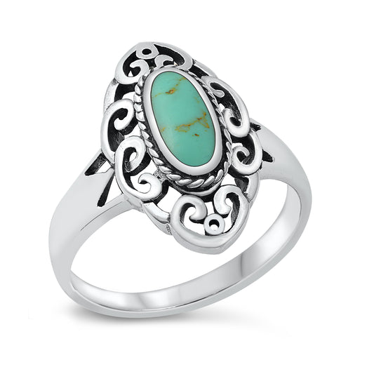 Silver Stone Ring