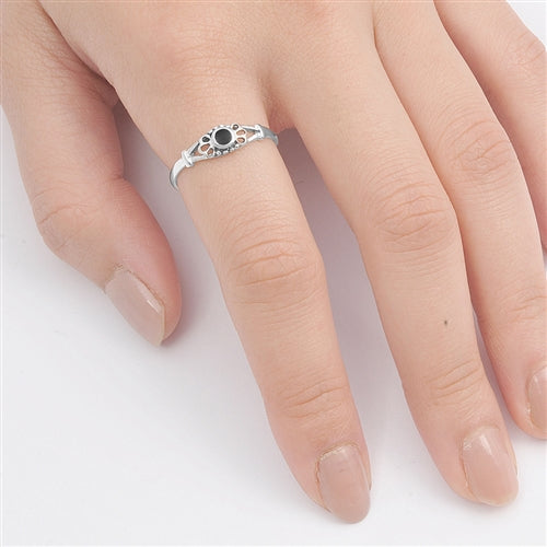 Silver Stone Ring
