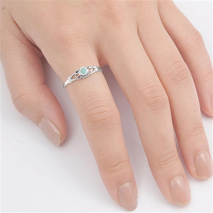 Silver Stone Ring