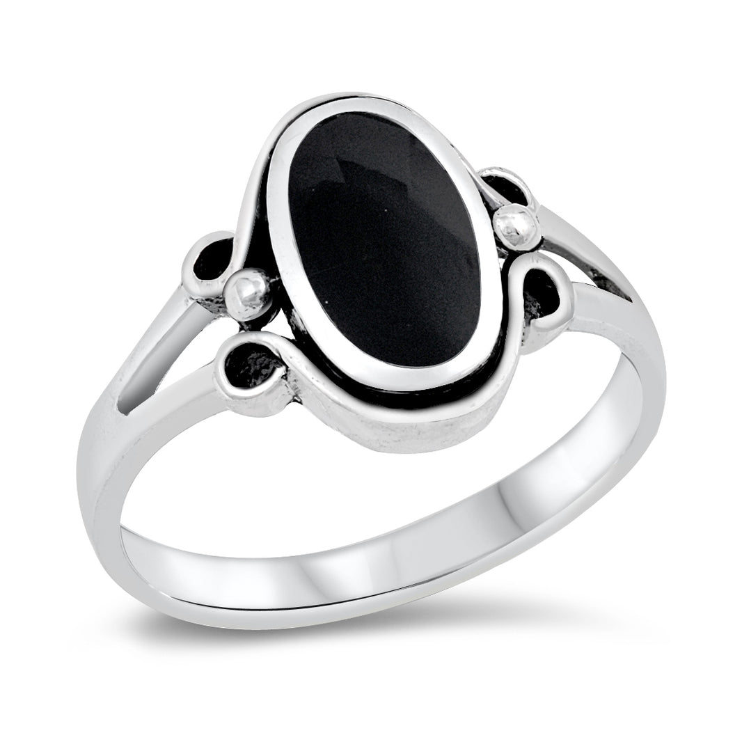 Silver Stone Ring