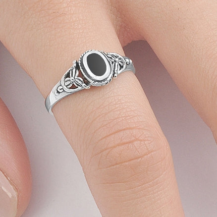 Silver Stone Ring