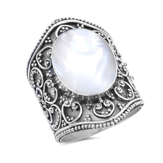 Silver Bali Ring