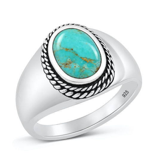 Silver Stone Ring