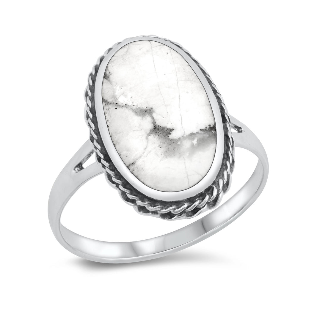 Silver Stone Ring