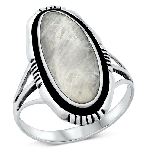 Wholwsale Silver Stone Ring - RS130977-MS-05 – Sidney Imports