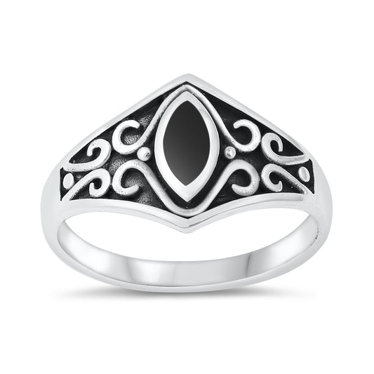 Silver Stone Ring