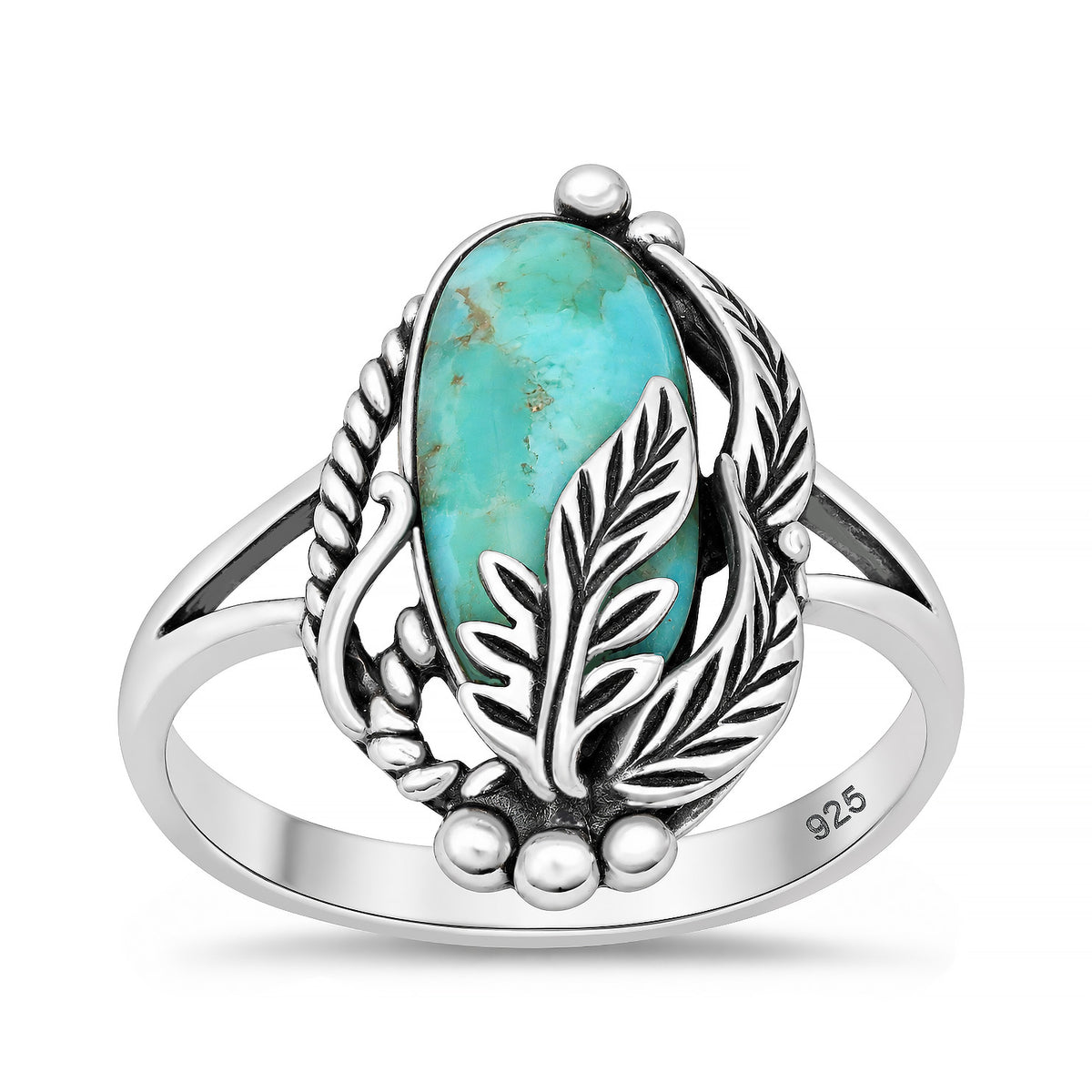 Silver Southwestern Stone Ring