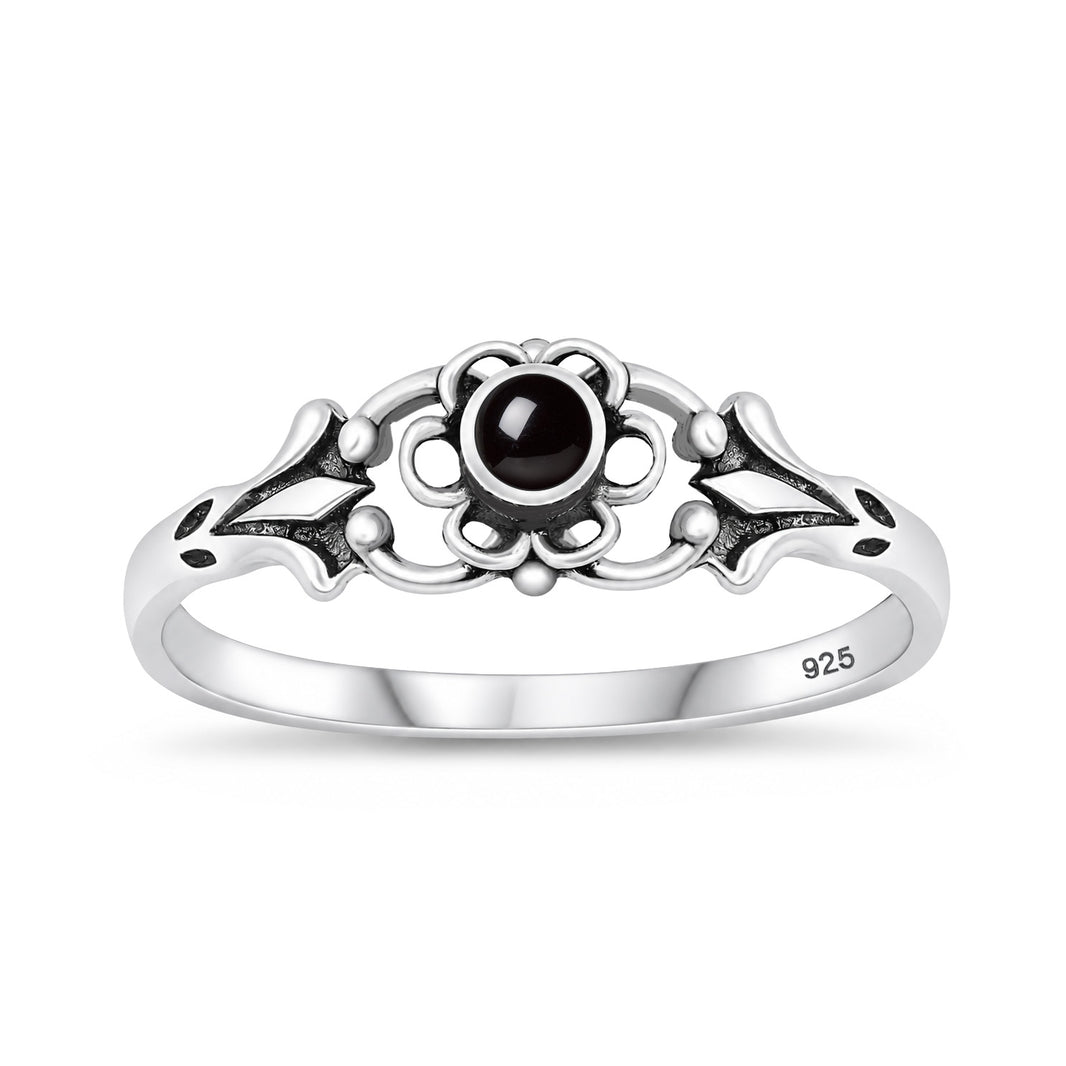 Silver Stone Ring