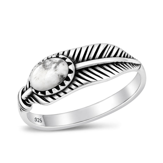 Silver Stone Ring