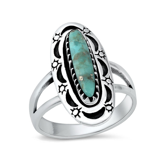 Silver Stone Ring