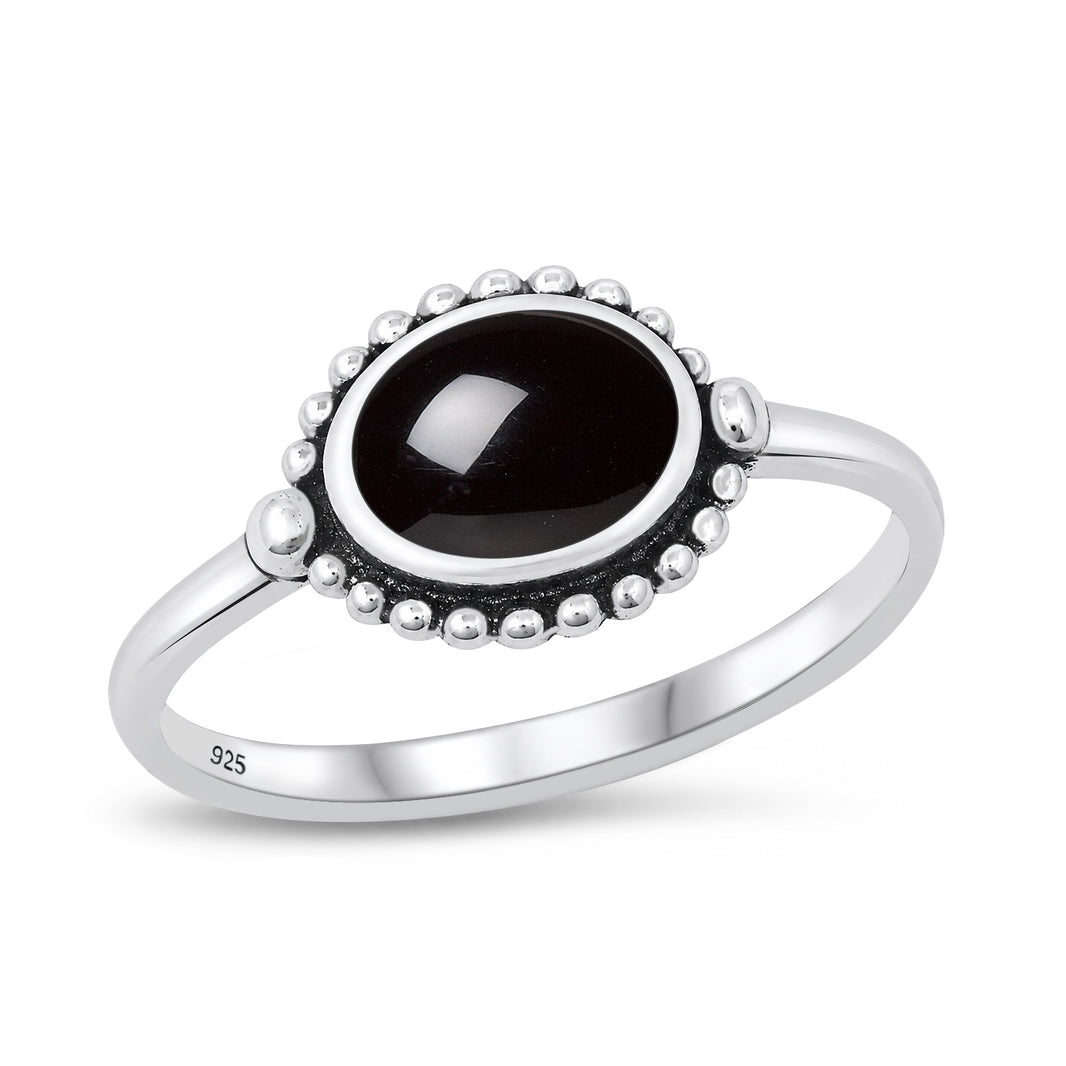 Silver Stone Ring